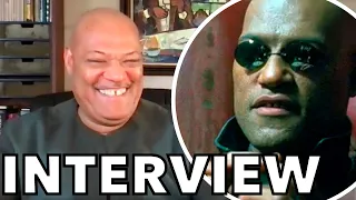 "I'm not involved!" Laurence Fishburne Talks MATRIX 4 and Awkward Auditions | FUN INTERVIEW