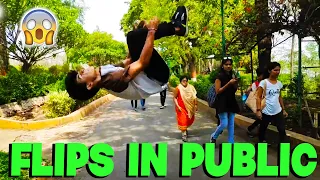 FLIPS IN PUBLIC ! FLIPS REACTION 😮 |  PART 3