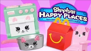 Shopkins Happy Places McDonalds Happy Meal Toys, Rares & Ultra Rares Found! - LetsplayK