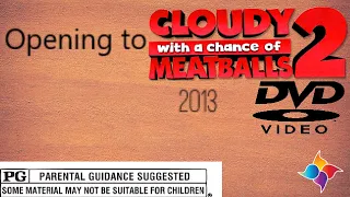 Opening to Cloudy with a chance of Meatballs 2 [2013] 2014 DVD (FULL HD) {2015 Reprint}