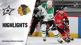 Stars @ Blackhawks 4/6/21 | NHL Highlights