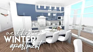 Bloxburg | Aesthetic Winter Apartment || House Build