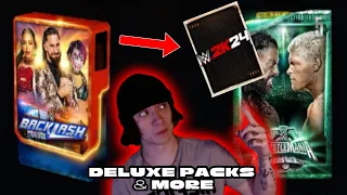 WWE 2K24 MyFACTION pack opening! *DELUXE packs*