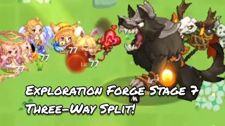 Guardian Tales: Exploration Forge Stage 7 | Three-Way Split