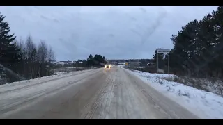 Въезд в Кировскую Область (Фалёнки) со стороны Удмуртской Республики (посёлок Яр).