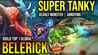 BELERICK BEST BUILD 2023 | BUILD TOP 1 GLOBAL BELERICK GAMEPLAY | MOBILE LEGENDS✓