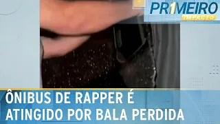 Ônibus do rapper Orochi é baleado no Rio de Janeiro | Primeiro Impacto (02/10/23)