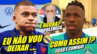 EITA !! PRIMEIRA POLÊMICA NO REAL ENTRE VINI JR E MBAPPÉ ! SELEÇÃO TREINA COM VINI E RODRYGO E.....