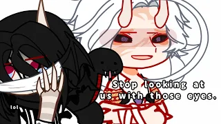 | "Stop looking at us with those eyes" | Kny | Demon hashiras/Swap au | ♡♡ |