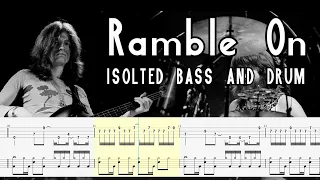 led zeppelin - Ramble On (Isolated Bass Track + Drum Track) By Chami's Bass