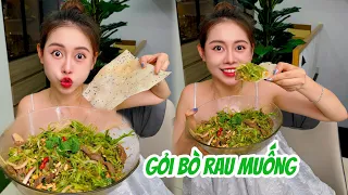 Rau Muống Làm Gỏi Với Thịt Bò Ngon Lạ Miệng