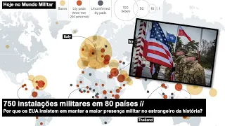 750 bases em 80 países – Por que os EUA mantêm a maior presença militar estrangeira da história?