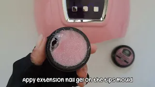 Easy Solid Builder Gel with Dual Forms - BORN PRETTY Non Stick Hand Extension Gel - LazyGirl Method