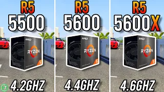 Ryzen 5 5500 vs Ryzen 5 5600 vs Ryzen 5 5600X - Big Differences?