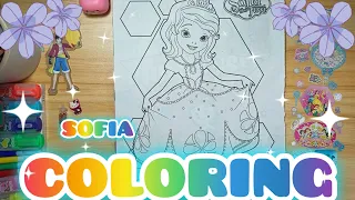 COLORING Sofia the First ( Coloring page ) detail coloring | PENNCOLORS05