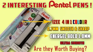 Pentel 2 pens 🖊️🖋️ | check out the  interesting pens🤔