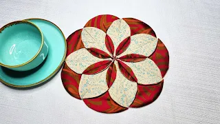 Amazing idea. How to make beautiful home decor from leftover fabric / Handmade from fabric / DIY sew