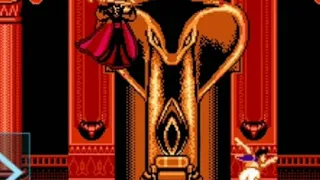 ALADDIN Game (NES) - JAFAR PALACE ( Final Battle ) + ENDING