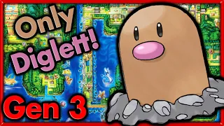 Can I Beat Pokemon Fire Red with ONLY Diglett? 🔴 Pokemon Challenges ► NO ITEMS IN BATTLE