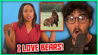 Bear Expert Rates Movie & TV Bears | Hasanabi Reacts to Insider