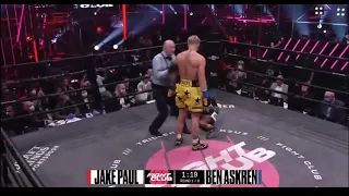 Jake Paul vs Ben Askren - K.O - Snoop Dogg "FINISH HIM, FINISH HIM, FINISH HIM!" - Mortal Kombat