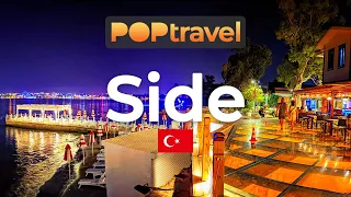 SIDE, Turkey 🇹🇷 - Night Tour - 4K 60fps (UHD)