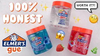100% HONEST ELMER'S SCENTED CLEAR SLIME REVIEW! STORE BOUGHT SLIME
