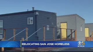 San Jose Begins Building Tiny Home Community Near Massive Guadalupe River Park Encampment