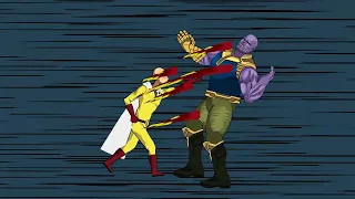 Thanos vs Saitama animation part2