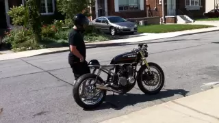 Honda CB550 - Olivia's first ride