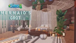 Mermaid`s Grot 🥥 Bali vibe villa (noCC) the Sims 4 | Stop Motion