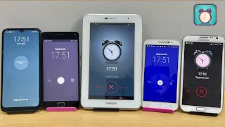 Alarm Clock Rings Samsung Galaxy Tab2 Not 2 Lenovo vibe Alcatel One touch & Redmi 9