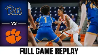 Pitt vs. Clemson Full Game Replay | 2023-24 ACC Women's Basketball