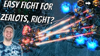 Chad Zealots vs Carriers Colossus Archons! Zealots Only to Grandmaster #8 StarCraft 2