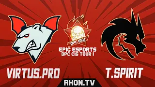 🔴DOTA 2[RU] Virtus.Pro vs Team Spirit [Bo5] DPC Tour 1 Regional Finals, CIS, Final