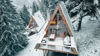 Strajerii Verzi - cabane A-frame la Șirnea