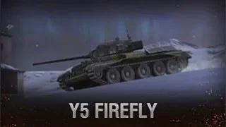 Три боя на Y5 Firefly ПЕРВОЕ Впечатление/ 5 Лет Wot Blitz