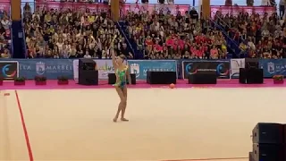 Daria Trubnikova -  Clubs GP Marbella 2019 AA  18.75