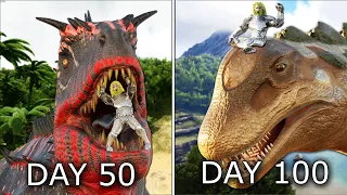 I HAVE 100 DAYS TO TAME EVERY DINOSAUR IN ARK SURVIVAL EVOLVED! (6)