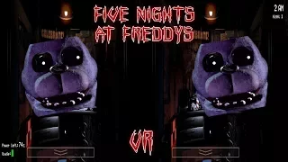 Five Nights At Freddys 1-  3D VR SBS Horror Video 4K - VR BOX 3D