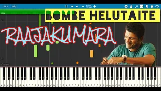 Bombe Helutaite Piano Tutorial | Raajakumara | Sandalwood | Puneeth Rajkumar | Rishabh DA