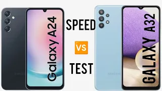 samsung A32 vs samsung A24 |speed test #samsung #Aseries#A32