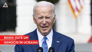 Joe Biden acuză Rusia de genocid în Ucraina