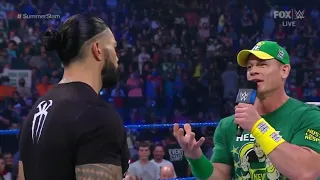 John Cena's Promo On Roman Reigns - SmackDown 8/13/21 ( References Cm Punk And Dean Ambrose )