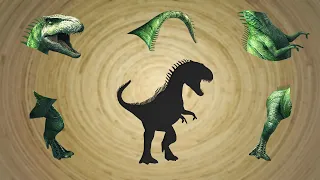 CUTE ANIMALS Dinosaurs Tarbosaurus Puzzle 귀여운 동물 공룡 타르보사우르스 퍼즐