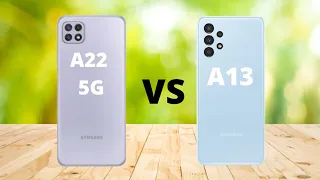 SAMSUNG GALAXY A22 5G VS SAMSUNG GALAXY A13 COMPARATIVA ⬅️