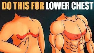 DO THIS For FAST LOWER CHEST GROWTH |MAN BOOBS SOLUTION|