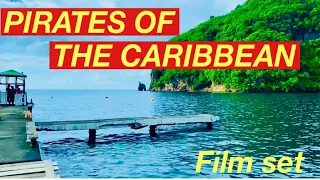 PIRATES OF THE CARIBBEAN FILM SET IN REAL-LIFE!! #stvincentandthegrenadines //  Captain Jack Sparrow
