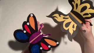 Art project  #001 :  Making a Flying Butterfly (STEAM Project)