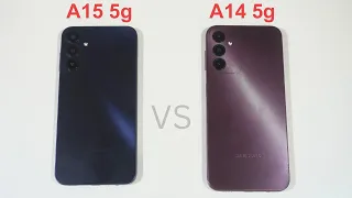 Samsung Galaxy A15 5g vs Galaxy A14 5g Speed Test and Camera Comparison